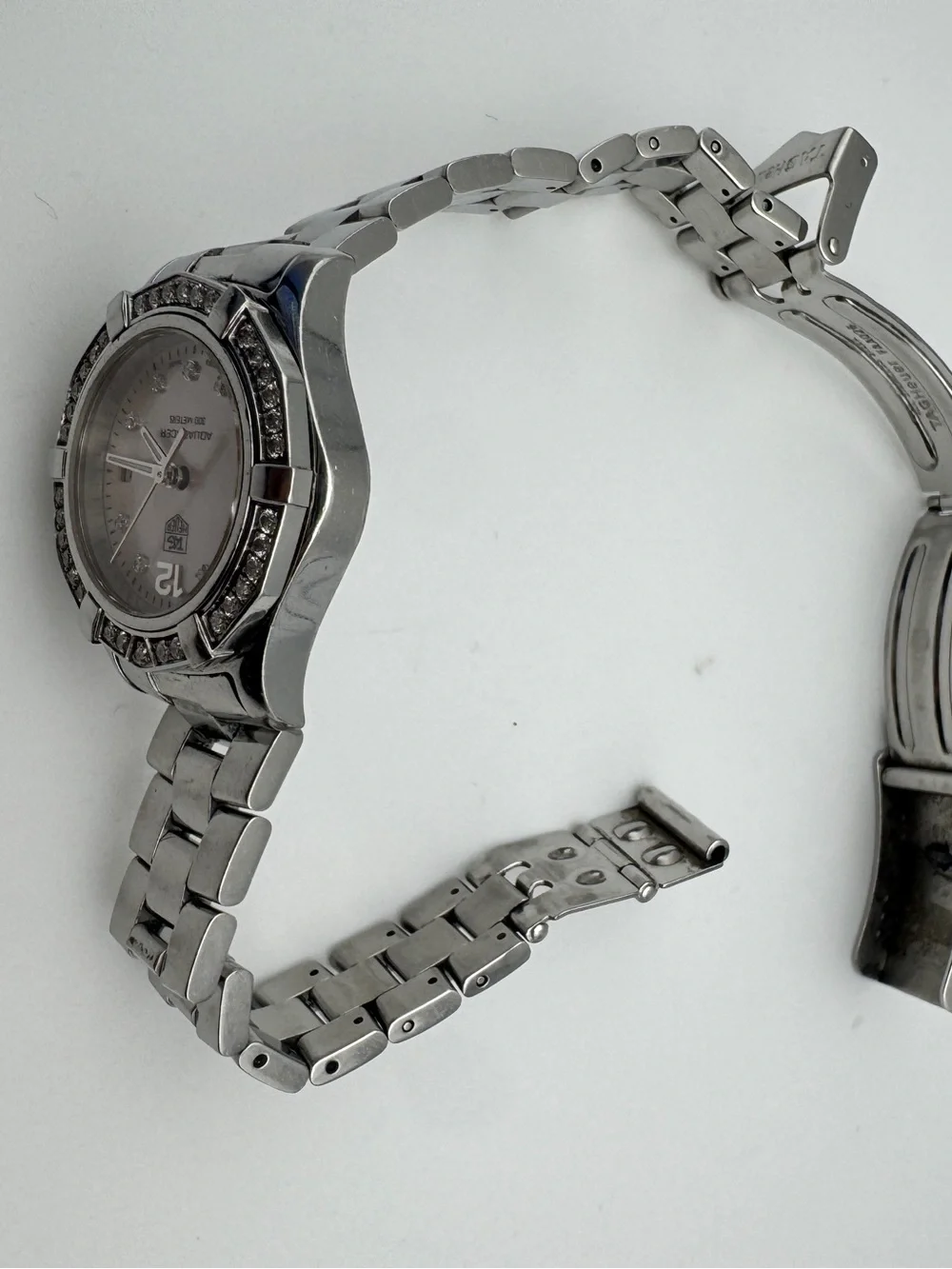 TAG Heuer Aquaracer Pink MOP Diamond watch